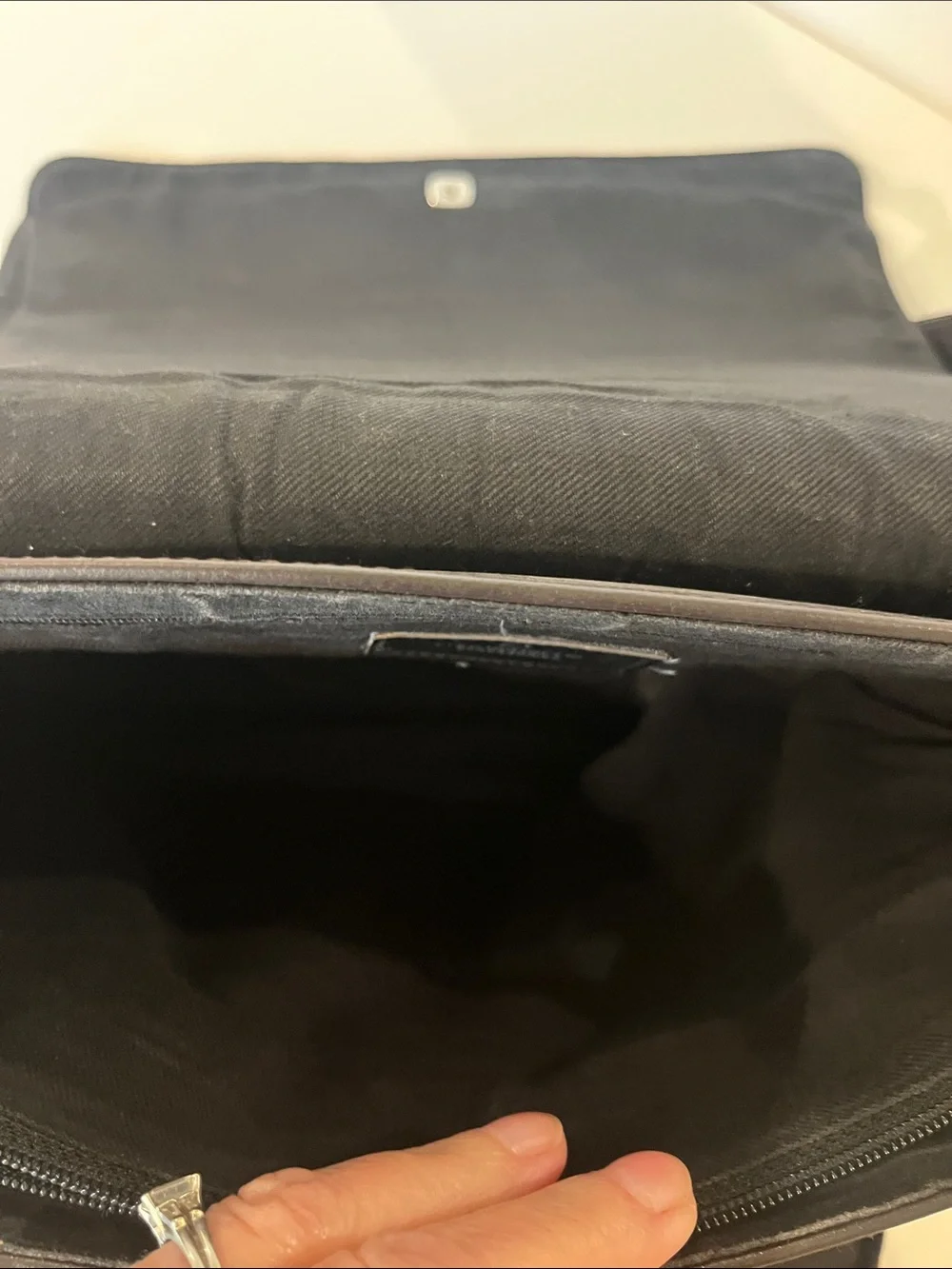 Liz Claiborne Chocolate Brown Computer Bag with Adjustable Shoulder Strap